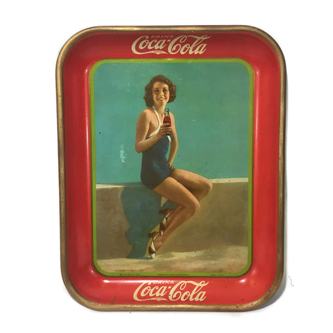 "Frances Dee" Movie Star 1932 Coca-Cola Tray