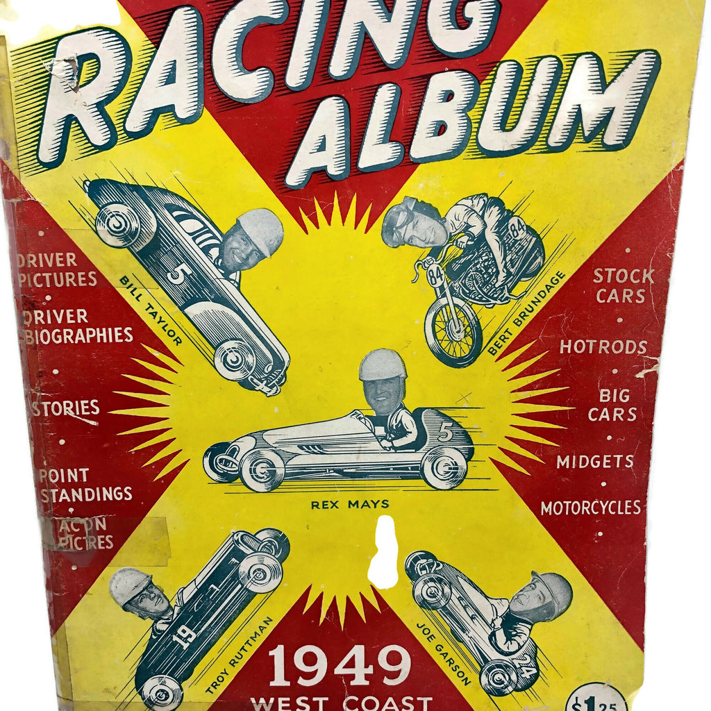 Vintage 1949 West Coast Racing Album Annual Issue