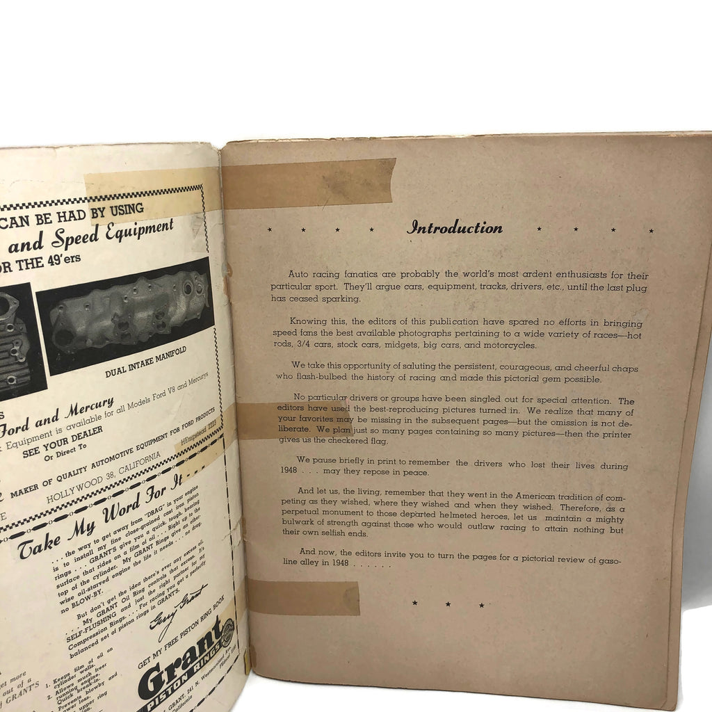 Vintage 1949 West Coast Racing Album Annual Issue