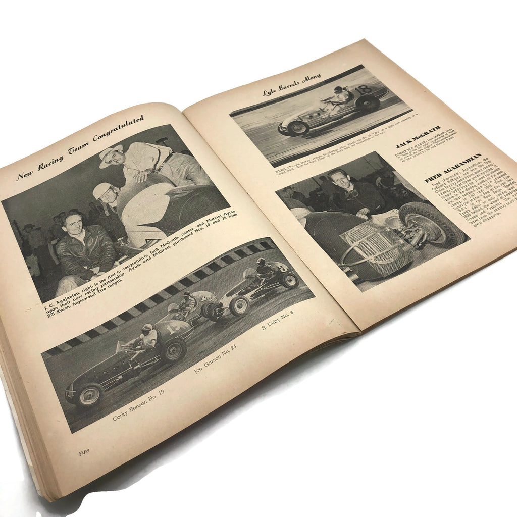 Vintage 1949 West Coast Racing Album Annual Issue
