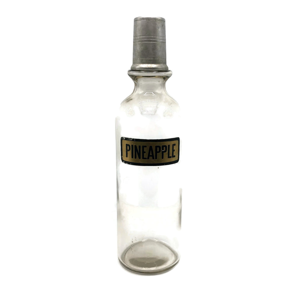 Vintage Pineapple Soda Fountain Syrup Bottle Circa 1920
