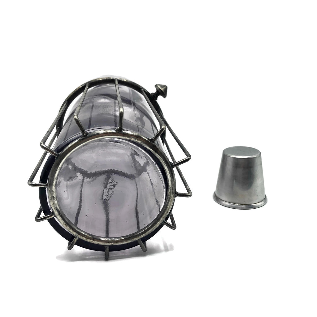 Antiques 1890’s Jersey Cream Soda Fountain Syrup Bottle With Cage