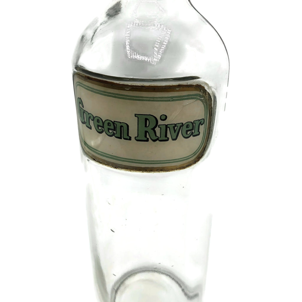 Vintage Green River Soda Fountain Syrup Bottle Circa 1910 -1915
