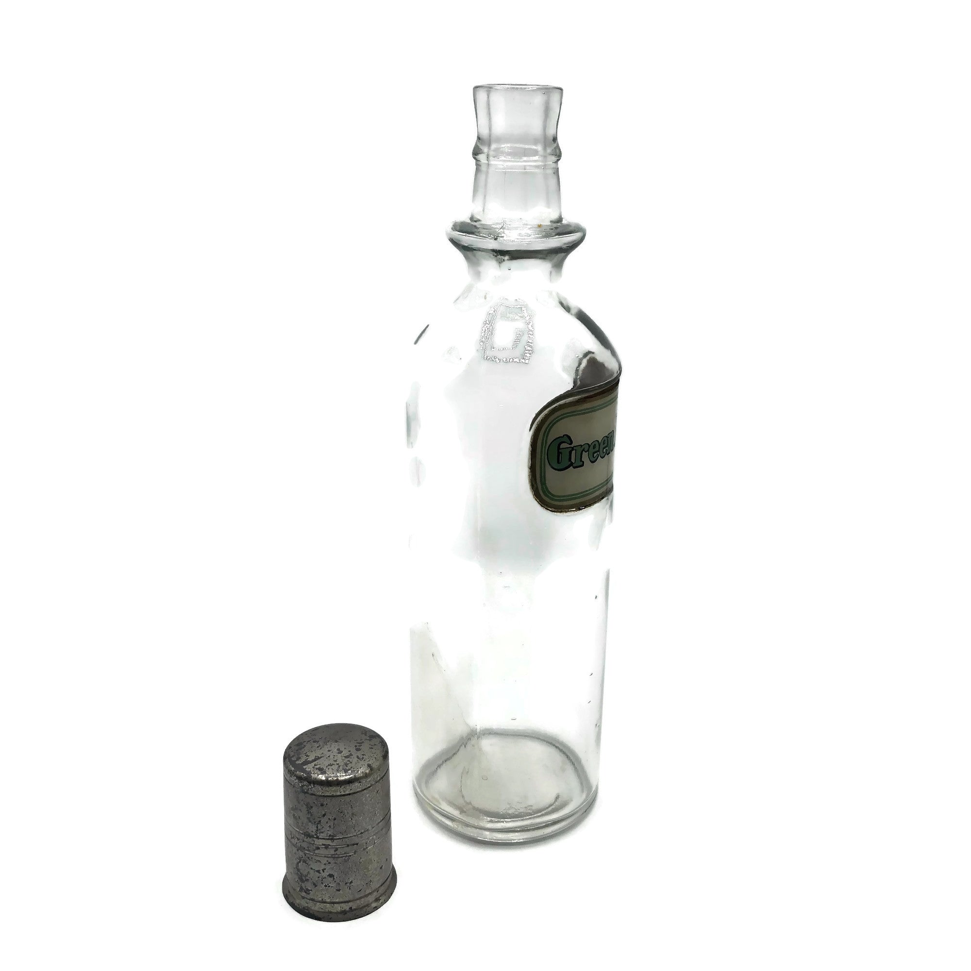 Vintage Green River Soda Fountain Syrup Bottle Circa 1910 -1915