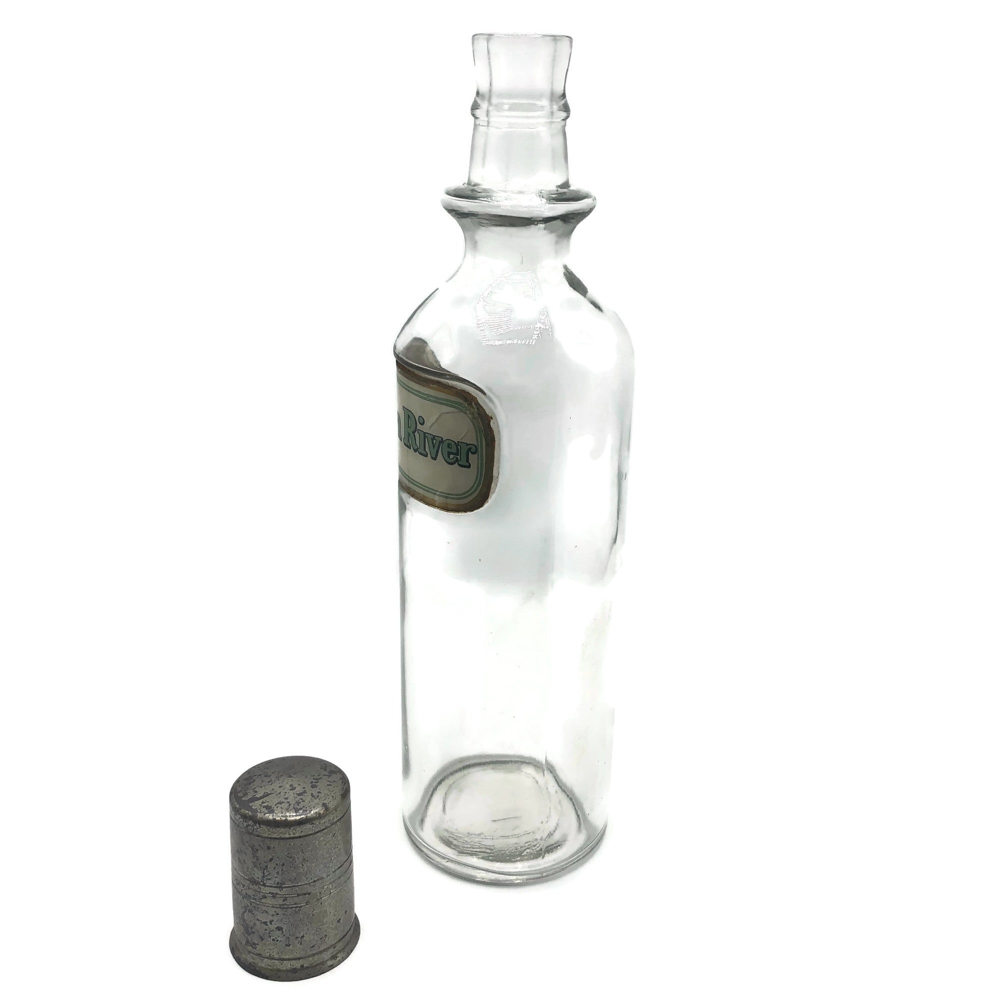 Vintage Green River Soda Fountain Syrup Bottle Circa 1910 -1915
