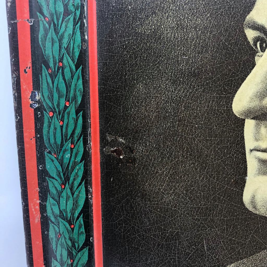 Antique William Jennings Bryan Memorial Tin Litho Tray Circa 1925