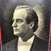 Antique William Jennings Bryan Memorial Tin Litho Tray Circa 1925