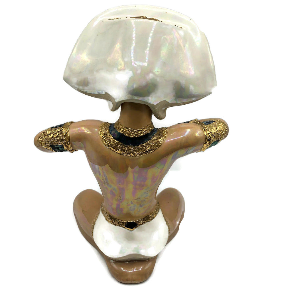 Vintage 1950’s Pair of Asian Ceramic Figurines