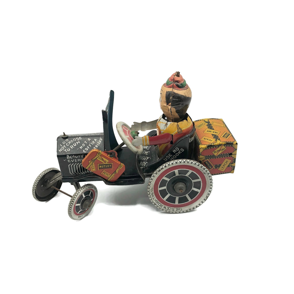 Antique 1920’s Marx Joy Rider Wind Up Tin Toy
