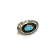 Vintage Old Pawn Fred Harvey Era Silver & Turquoise Shadow Box Ring