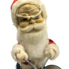 Vintage Battery Santa Playing Drums Toy (As Is)
