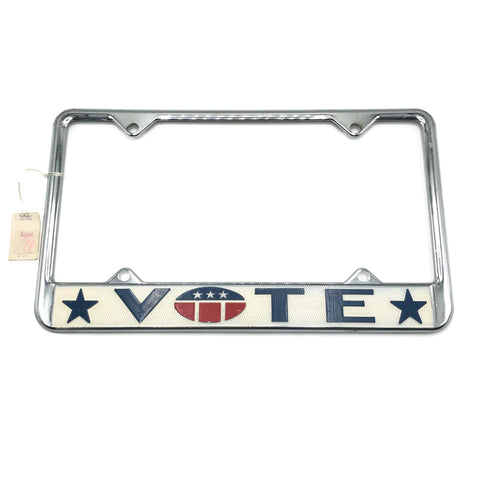 Vintage Vote License Plate Frame