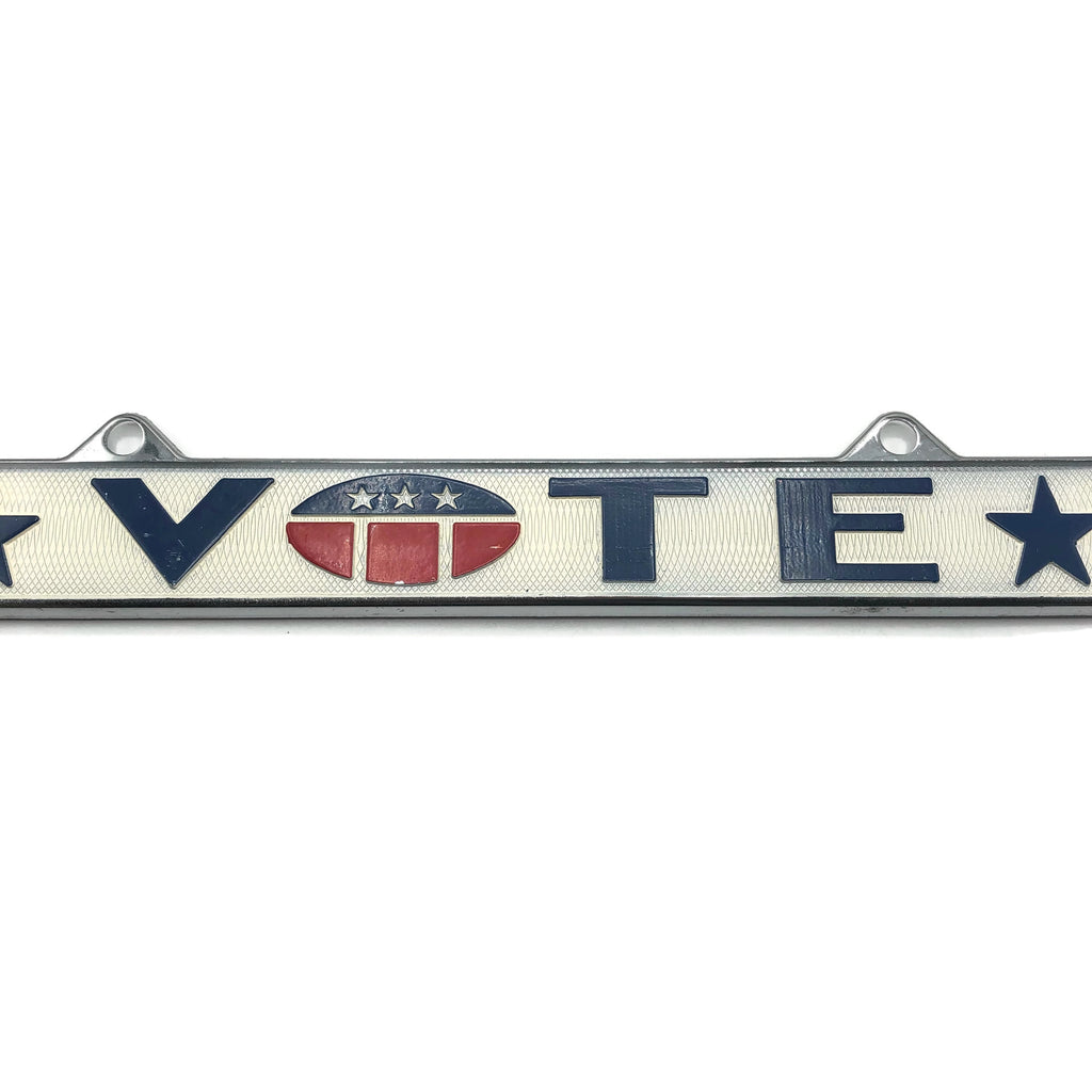 Vintage Vote License Plate Frame