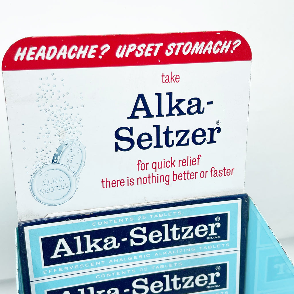 Vintage 1960’s Alka-seltzer Counter Top Display