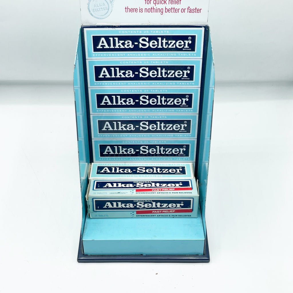 Vintage 1960’s Alka-seltzer Counter Top Display