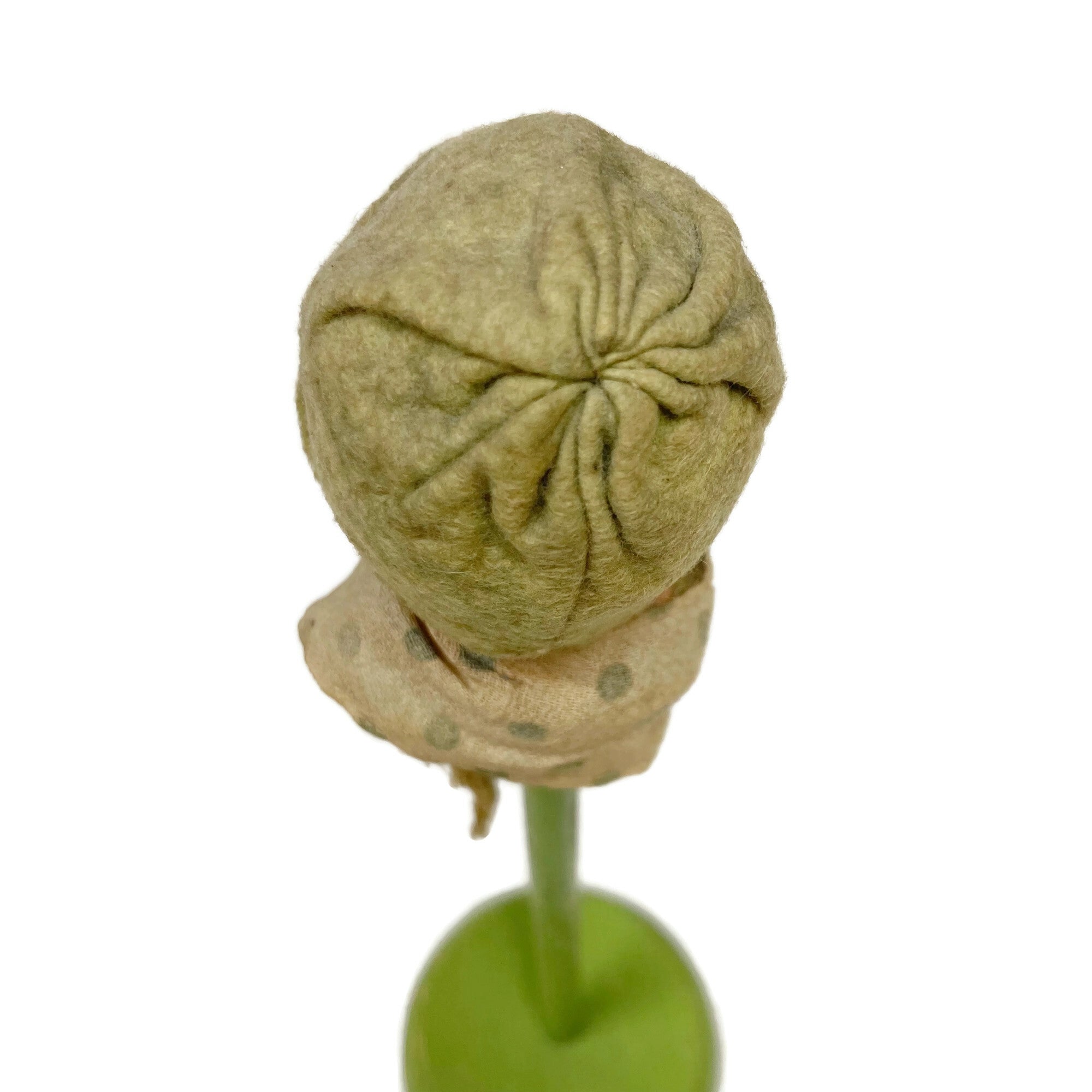 Vintage 1920’s-30’s Side Eye Doll Head Wig/ Hat Stand