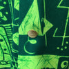 Vintage Men's 1970's Lime Green Hawaiian Shirt