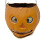 Vintage Small Jack o' Lantern Halloween Lantern W/ Paper Liner & Handle
