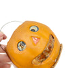 Vintage Small Jack o' Lantern Halloween Lantern W/ Paper Liner & Handle