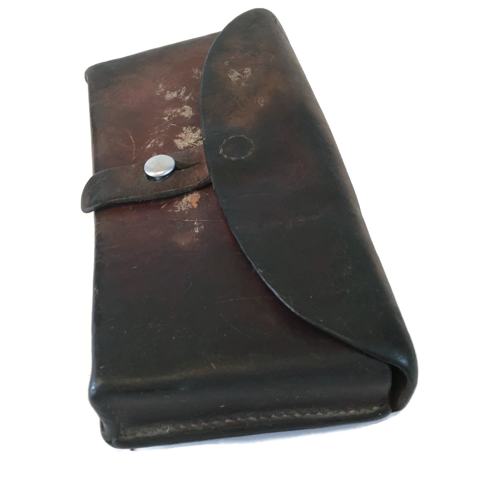 Vintage Leather German Ammo Pouch