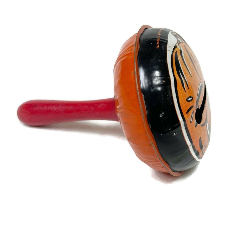 Vintage Halloween Tin Noise Maker Toy