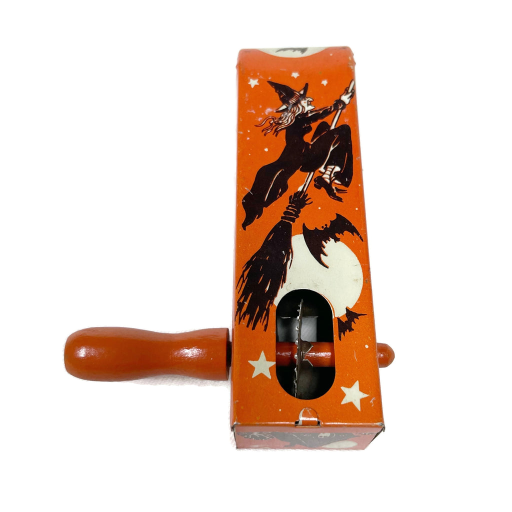 Vintage Halloween Witch Ratchet Noise Maker