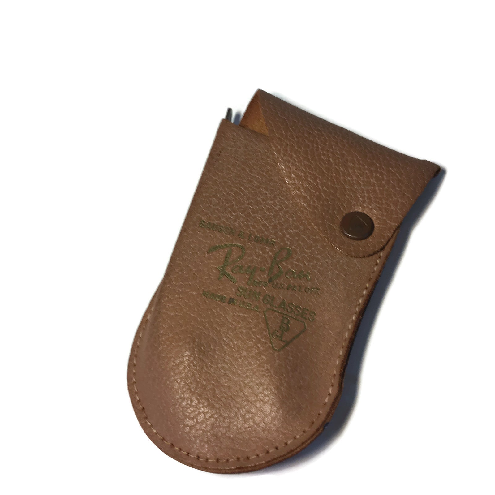 Vintage Pair of Ray Ban Clip On Lens's With Leather Case