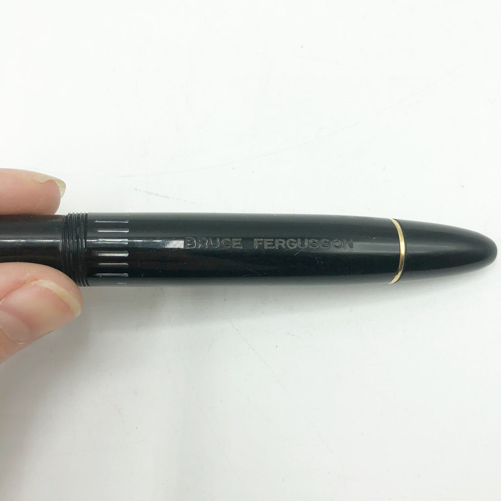 Vintage Montblanc Meisterstuck Black Fountain Pen