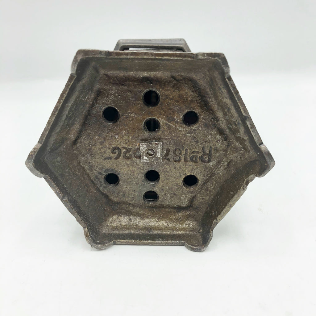 Vintage Asian Esthetic Box w/ Bird Cast Iron Still Bank