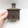 Vintage Cast Iron Still Bank Chpola Top Bank Buildings