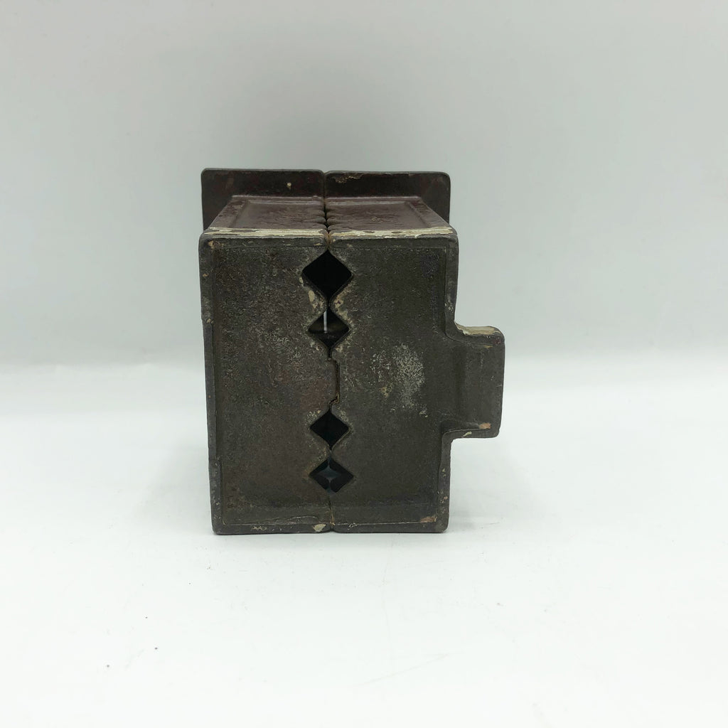 Vintage Cast Iron Still Bank Chpola Top Bank Buildings