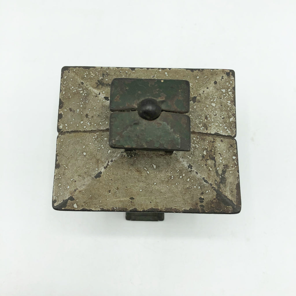 Vintage Cast Iron Still Bank Chpola Top Bank Buildings