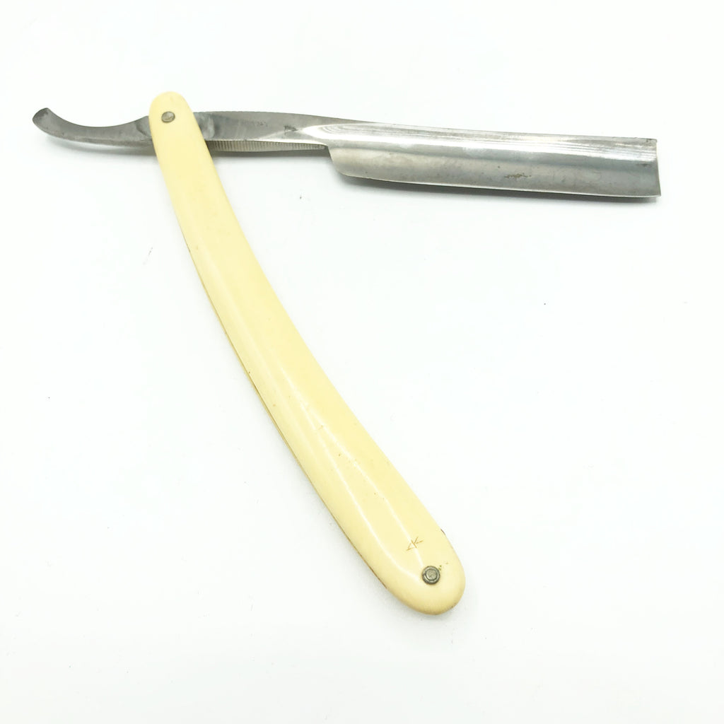 Rare H. Boker Germany Stright Razor “Army Navy Victory”