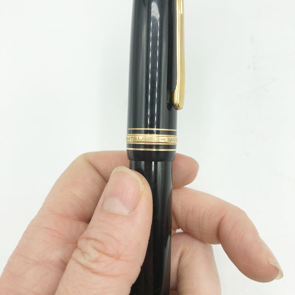 Vintage Montblanc Meisterstuck Black Fountain Pen