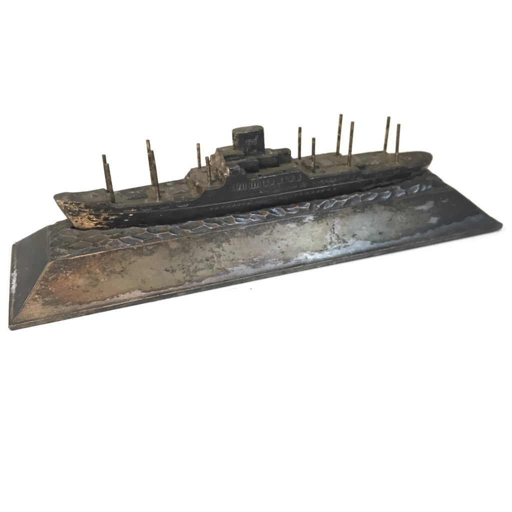 Vintage USS Monroe  Ship Tournament Award (Served in WW2)