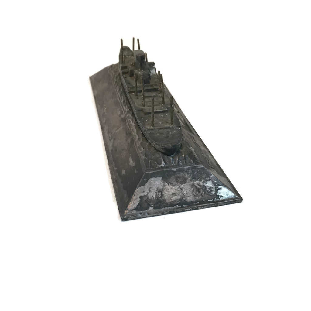 Vintage USS Monroe  Ship Tournament Award (Served in WW2)