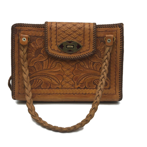 Vintage Tooled Leather Purse