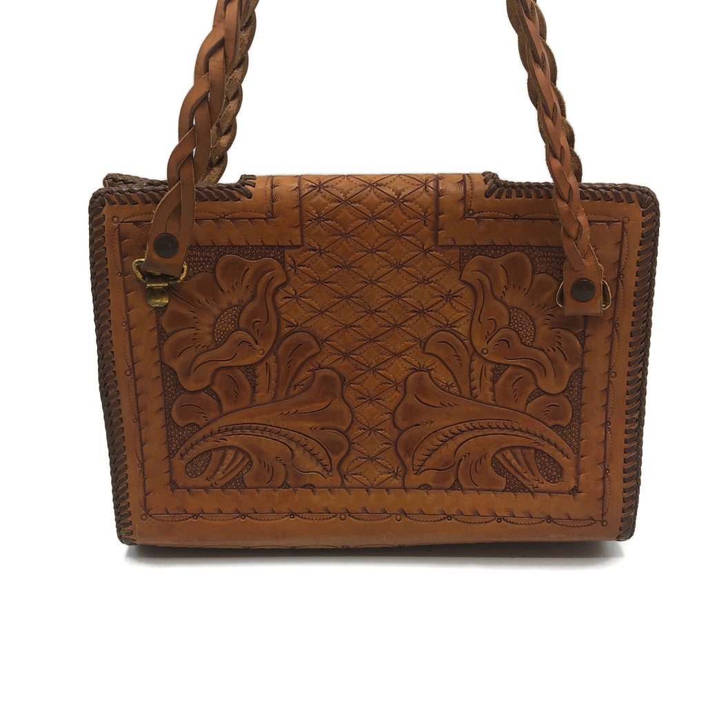 Vintage Tooled Leather Purse