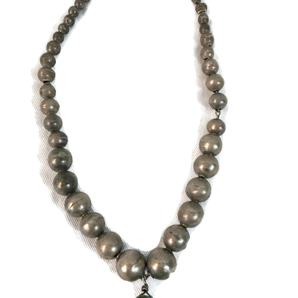 Vintage Sterling Silver & Turquoise Necklace