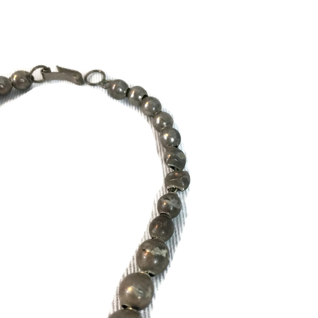 Vintage Sterling Silver & Turquoise Necklace