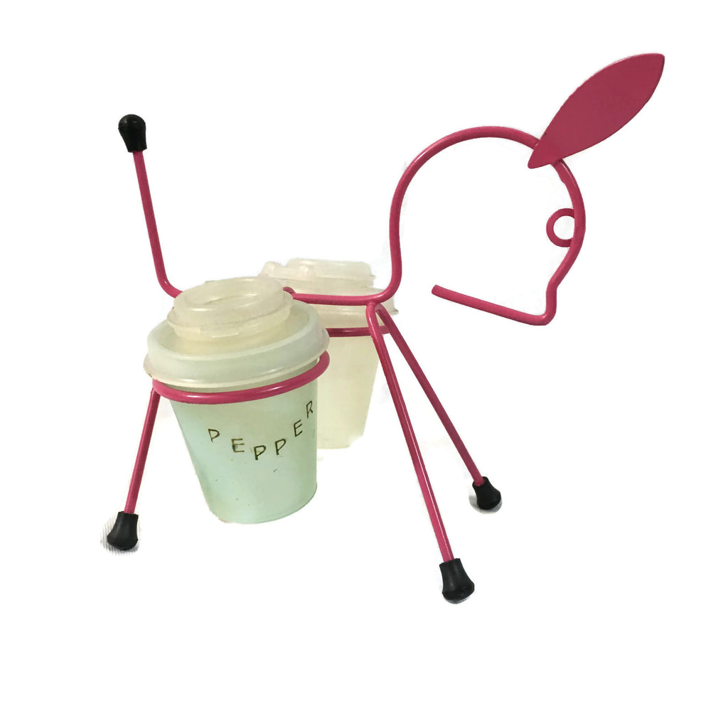 Vintage 1950's Tupperware Donkey Salt & Pepper Set