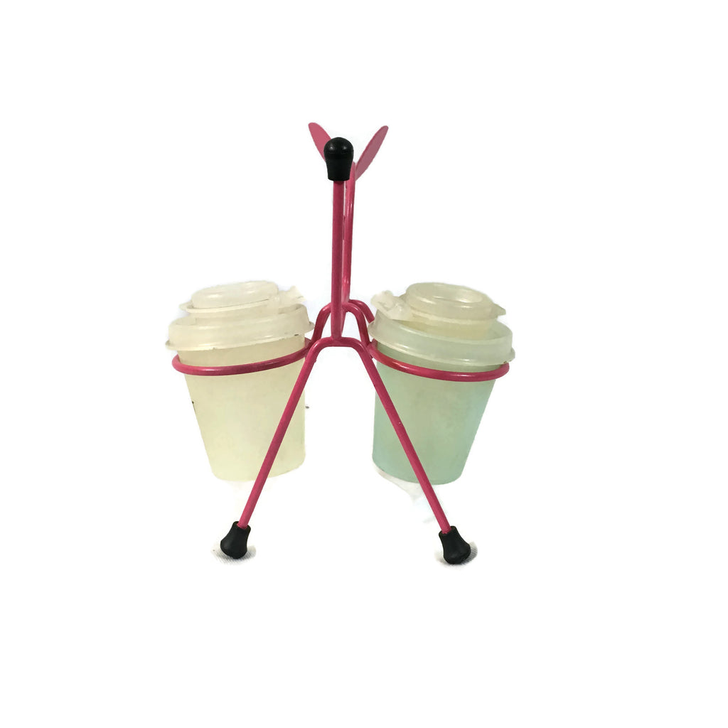 Vintage 1950's Tupperware Donkey Salt & Pepper Set