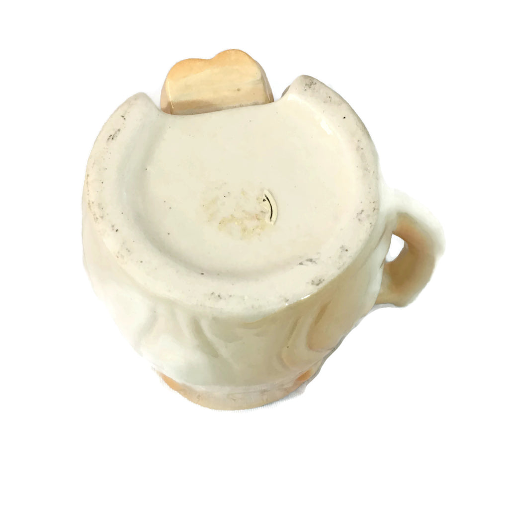 Vintage Ceramic Bottoms Up Mug