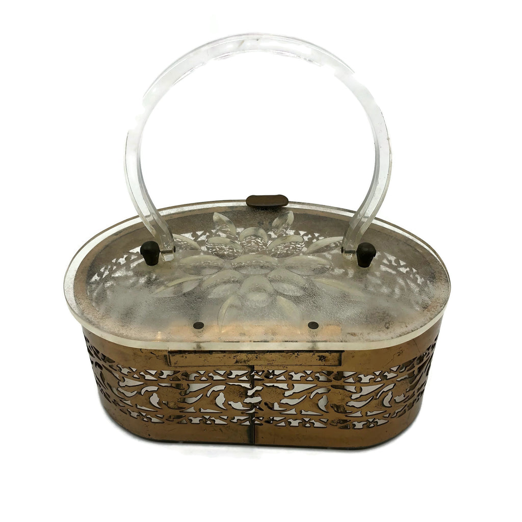 vintage lucite purse