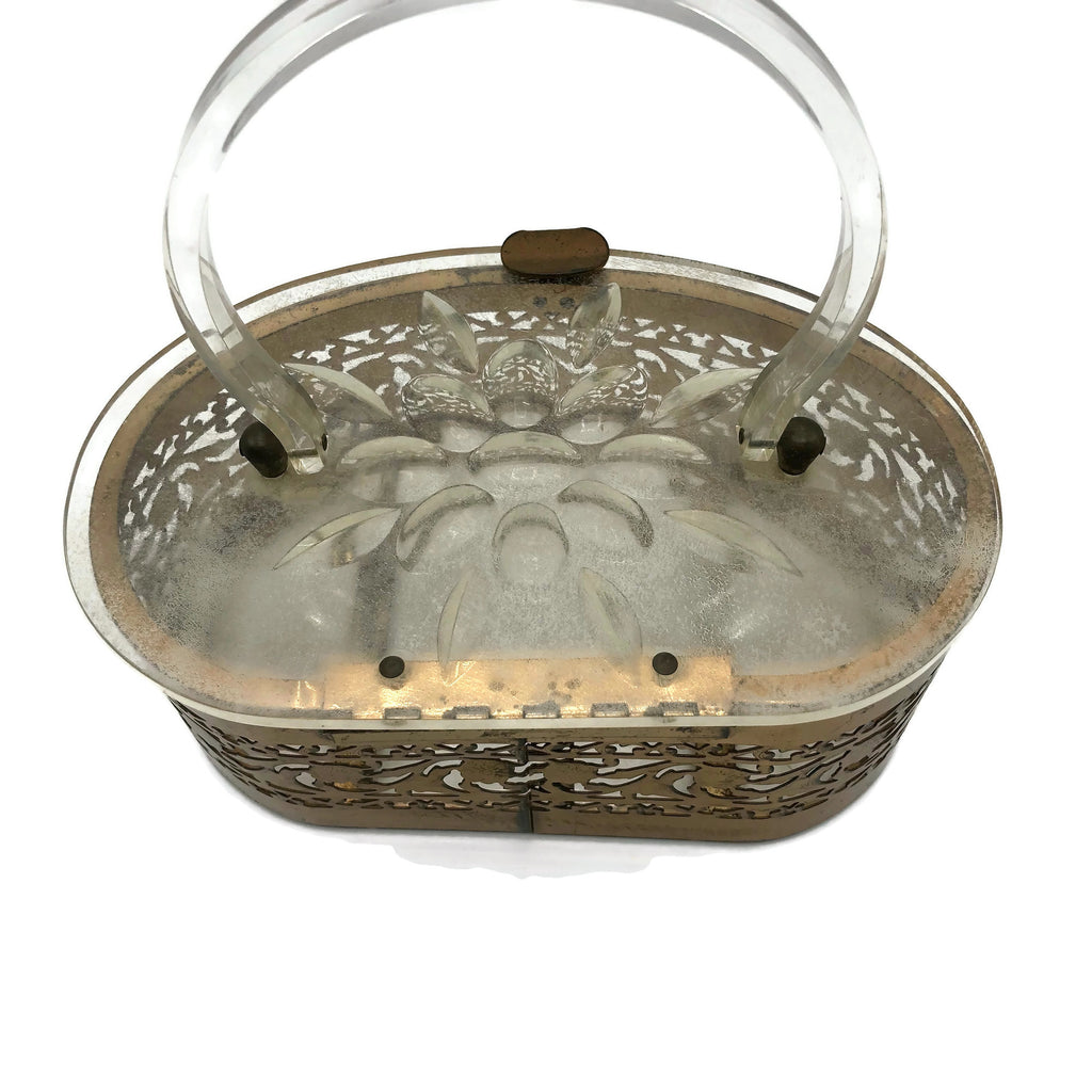 vintage lucite purse