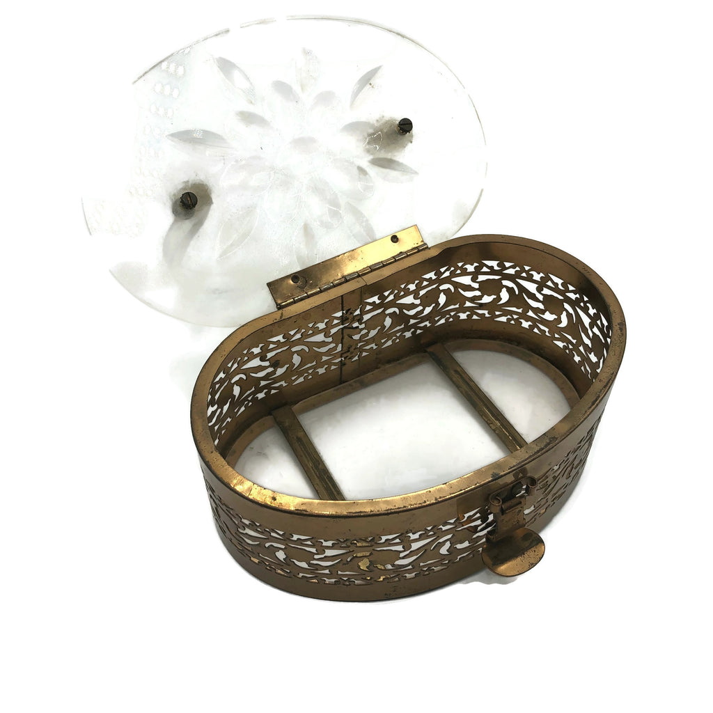 vintage lucite purse