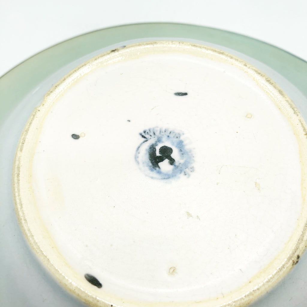 Vintage Weller Pottery Bowl & Flower Frog