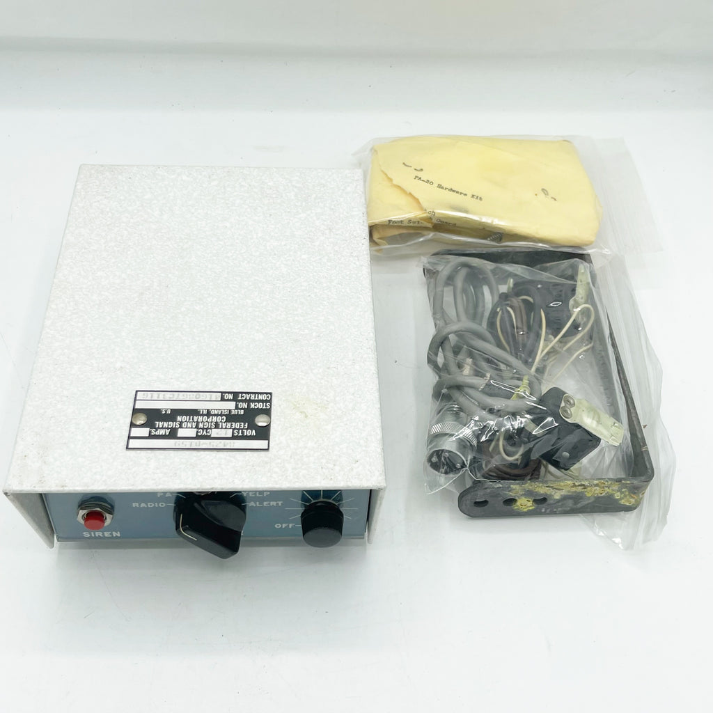 Vintage New Old Stock Federal Siren Interceptor PA-20 (Never Used)
