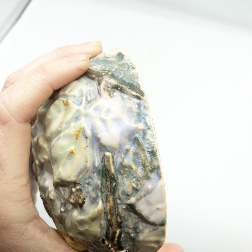 Vintage Weller Pottery Bowl & Flower Frog