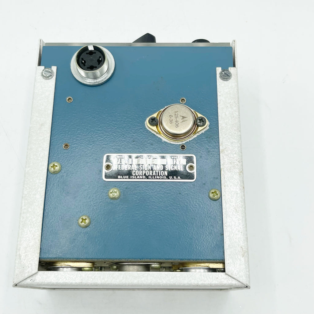 Vintage New Old Stock Federal Siren Interceptor PA-20 (Never Used)